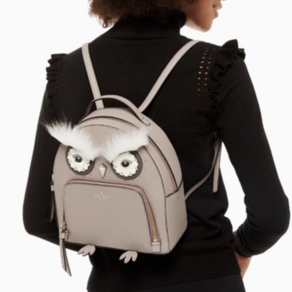 Kate spade tomi owl Leather backpack main image 6